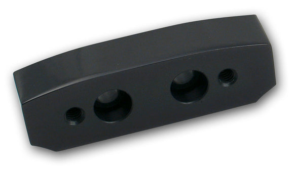 204520B black anodized billet aluminum motor mount spacer 0.700 inch for Harley-Davidson EVO 1984–1999