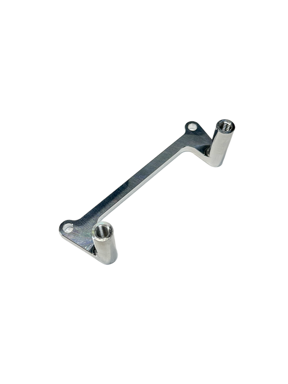 Replacement headlight bracket for MXV1 39mm triple tree, raw aluminum finish