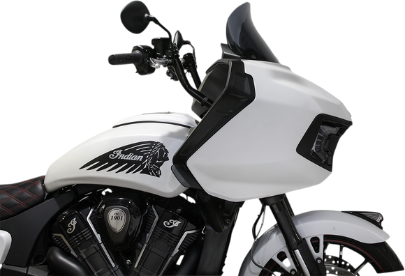 KLOCK WERKS Flare* Windshield - Dark Smoke - 11" - Challenger KWW-04-0584-DS