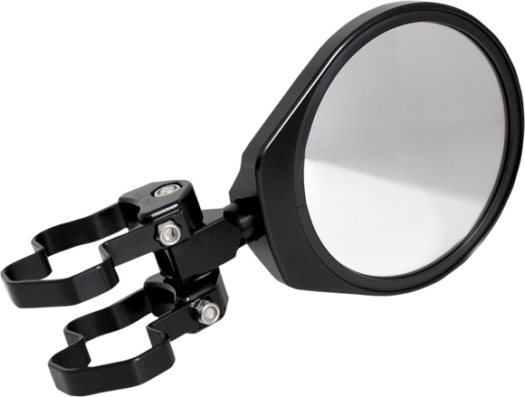 KLOCK WERKS Mirror - Extension - Side View - Round - Black - Right - Kit KWS-05-0612