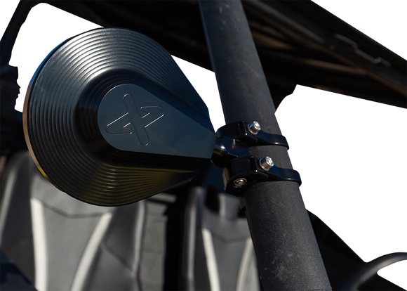 KLOCK WERKS Mirror - Extension - Side View - Round - Black - Right - Kit KWS-05-0612