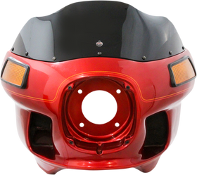 KLOCK WERKS Flare* Sport Windshield - 9" - Black - FXRT KWW-02-0604