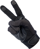 BILTWELL Baja Gloves - Black Out - 2XL 1508-0101-306