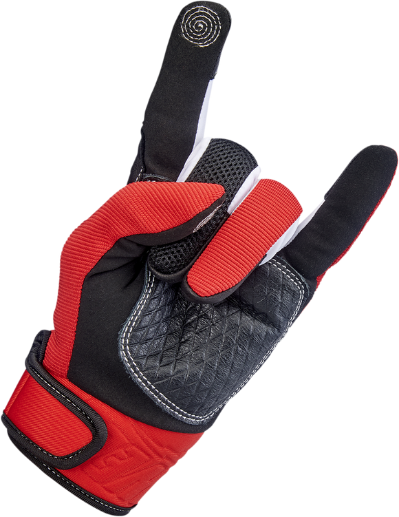 BILTWELL Baja Gloves - Red - 2XL 1508-0801-306