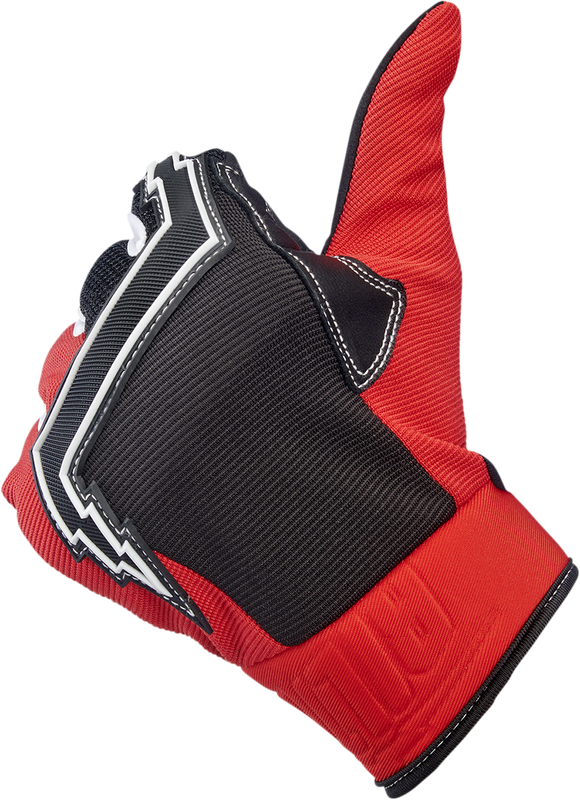 BILTWELL Baja Gloves - Red - 2XL 1508-0801-306