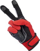BILTWELL Baja Gloves - Red - 2XL 1508-0801-306
