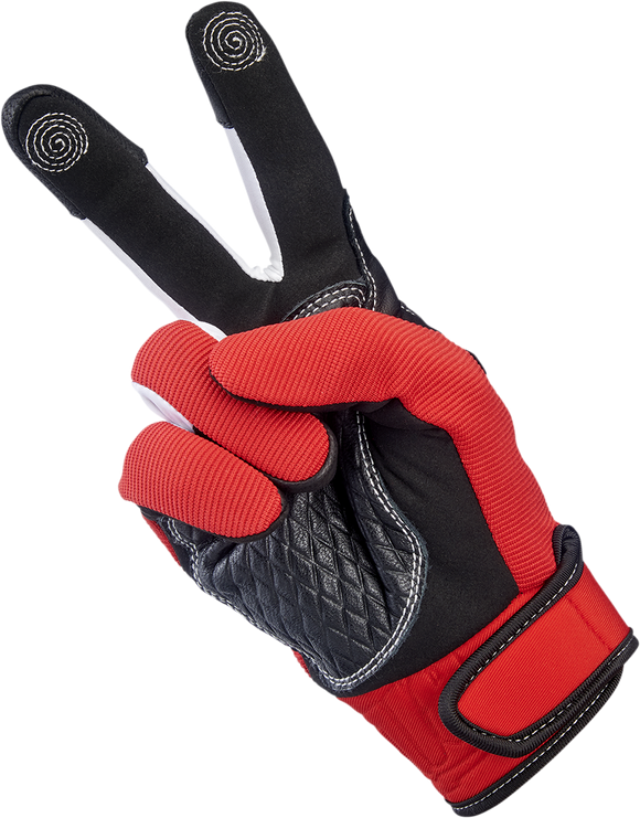 BILTWELL Baja Gloves - Red - 2XL 1508-0801-306