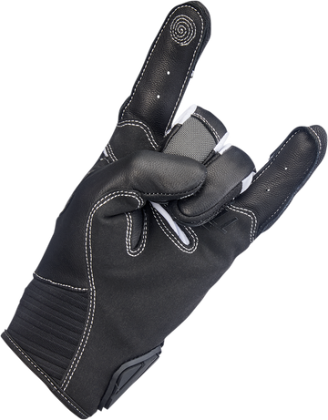 BILTWELL Bridgeport Gloves - Gray - Large 1509-1101-304
