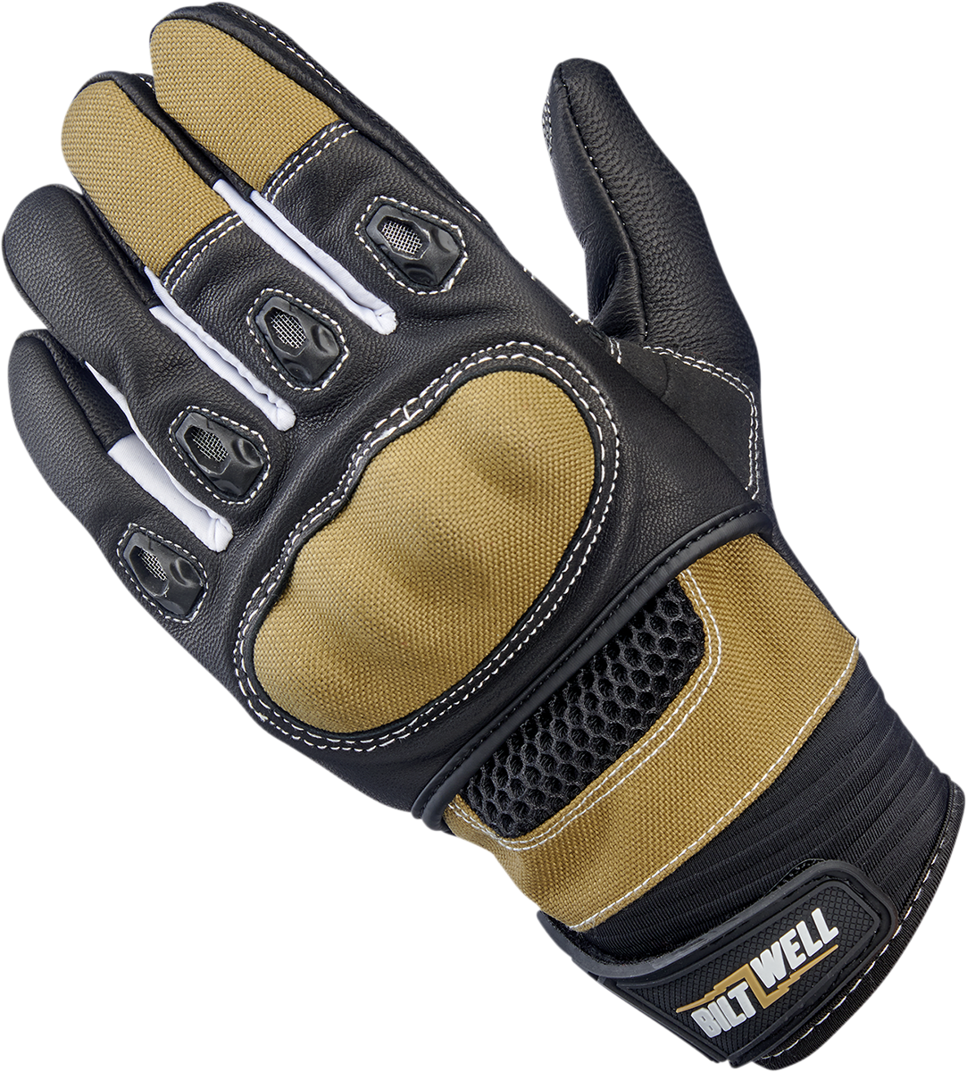 BILTWELL Bridgeport Gloves - Tan - Large 1509-0901-304