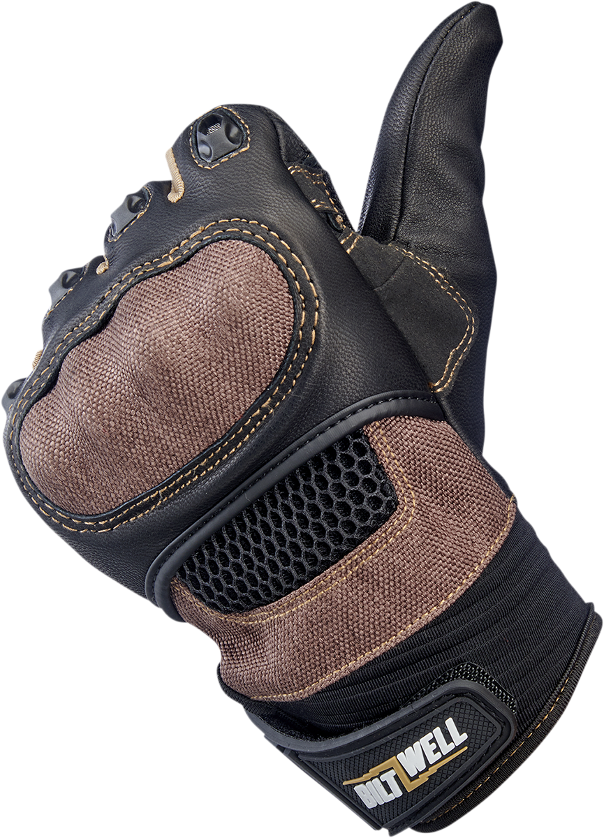BILTWELL Bridgeport Gloves - Chocolate - XL 1509-0201-305