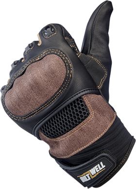 BILTWELL Bridgeport Gloves - Chocolate - XL 1509-0201-305