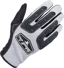 BILTWELL Anza Gloves - White - Large 1507-0401-004