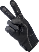 BILTWELL Bridgeport Gloves - Gray - Large 1509-1101-304