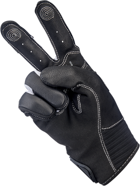 BILTWELL Bridgeport Gloves - Gray - Large 1509-1101-304