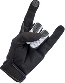 BILTWELL Anza Gloves - White - Large 1507-0401-004