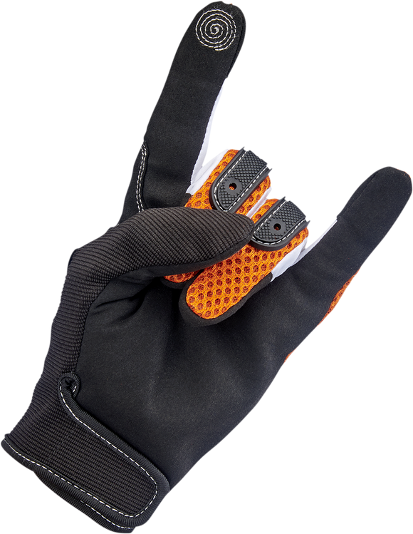 BILTWELL Anza Gloves - Orange - Large 1507-0601-004