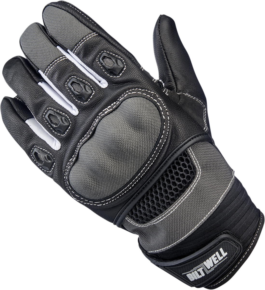 BILTWELL Bridgeport Gloves - Gray - 2XL 1509-1101-306