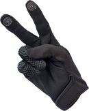 BILTWELL Anza Gloves - Black Out - Large 1507-0101-004