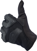 BILTWELL Anza Gloves - Black Out - Large 1507-0101-004