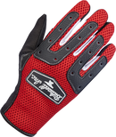 BILTWELL Anza Gloves - Red - Large 1507-0801-004