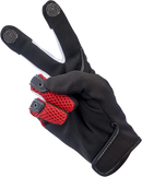 BILTWELL Anza Gloves - Red - Large 1507-0801-004