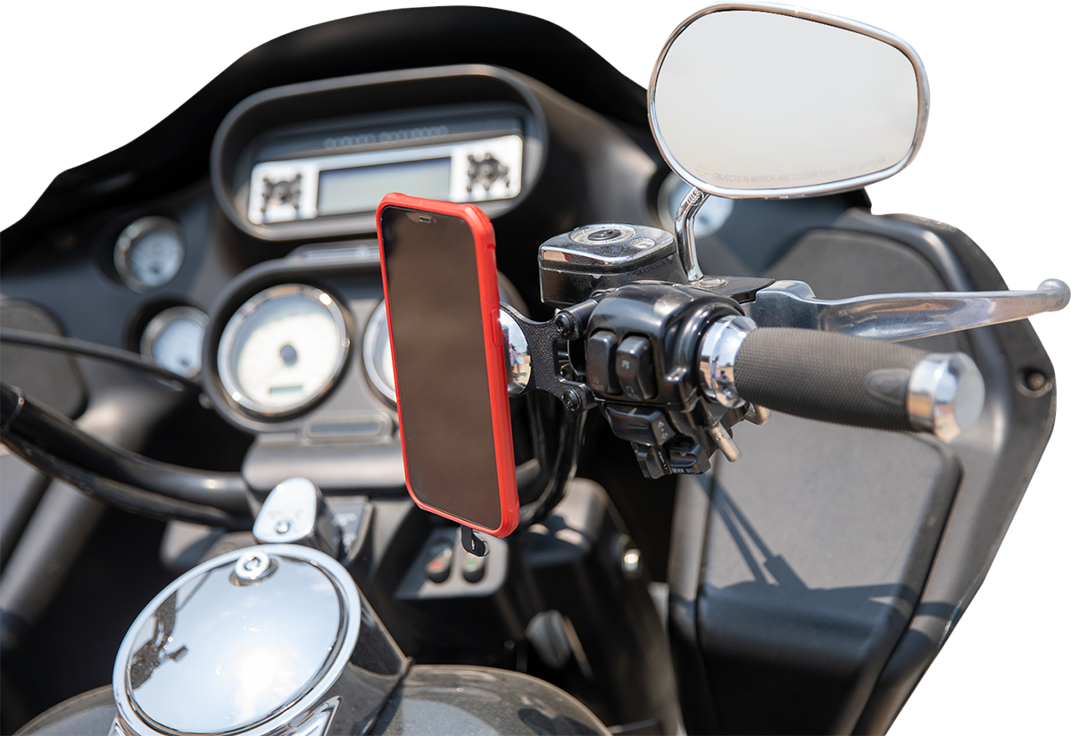 KLOCK WERKS iOmounts* Device Mount - Handlebar Mount - Chrome KWD-01-0605-C