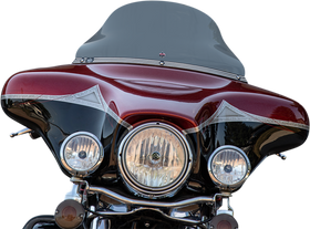 KLOCK WERKS Flare* Windshield - 10-1/2" - Tint KWW-01-0619-T