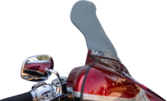 KLOCK WERKS Flare* Windshield - 10-1/2" - Tint KWW-01-0619-T