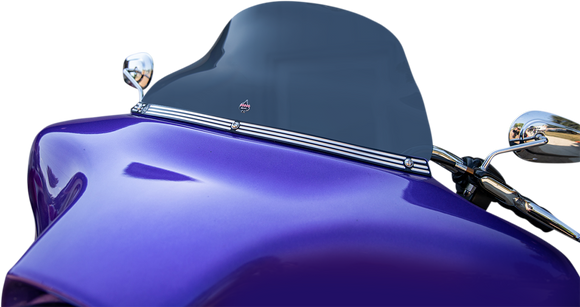 KLOCK WERKS Flare* Windshield - 10-1/2" - Dark Smoke KWW-01-0619-DS