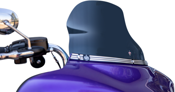 KLOCK WERKS Flare* Windshield - 10-1/2" - Dark Smoke KWW-01-0619-DS