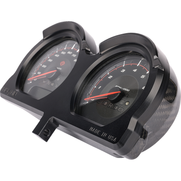 Thrashin Supply Co. Gauge Relocation Kit Black Front