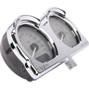 Thrashin Supply Co. Gauge Relocation Kit Chrome Front
