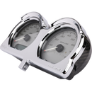 Thrashin Supply Co. Gauge Relocation Kit Chrome Front