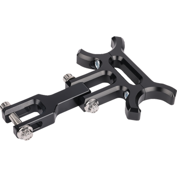 Thrashin Supply Co. Holeshot Riser Gauge Relocation Mounting Bracket Black