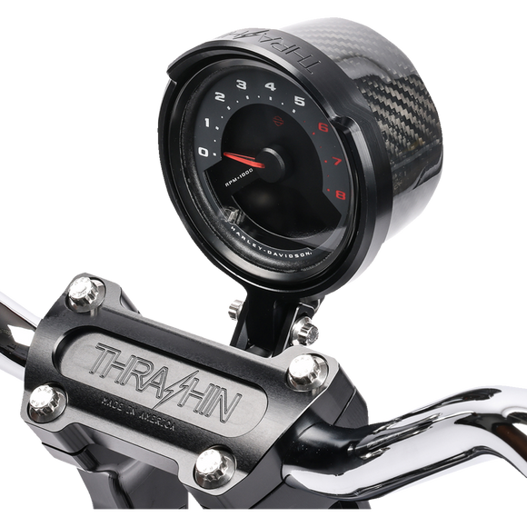 Thrashin Supply Co. gauge relocation kit TSC-2710-1 billet aluminum and carbon fiber for Harley-Davidson FXLRS Low Rider S FXLRST Low Rider ST