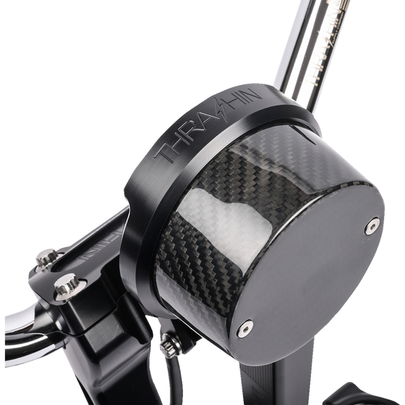 Thrashin Supply Co. gauge relocation kit TSC-2710-1 billet aluminum and carbon fiber for Harley-Davidson FXLRS Low Rider S FXLRST Low Rider ST