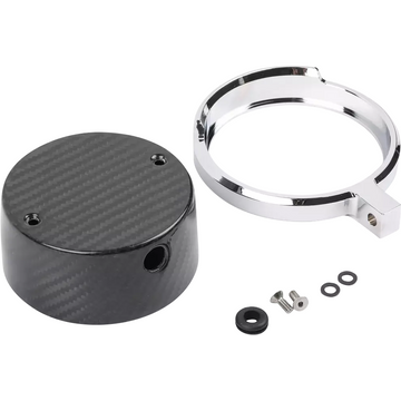 Thrashin Supply Co. Gauge Relocation Kit Chrome Front