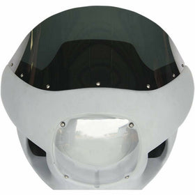 RWD V-Twin FXR fairing only white motorcycle headlight fairing with smoked windshield