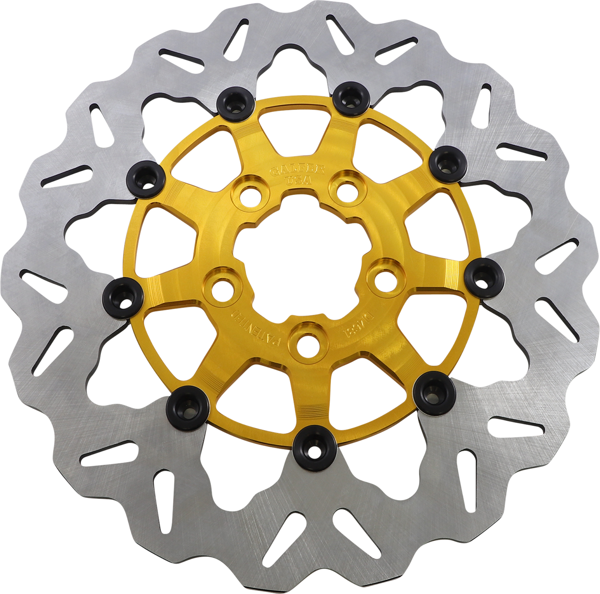 GBRAKES Rear Wave? Floating Rotor - Gold DF681CW-G
