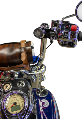 KLOCK WERKS iOmount* for Indian - Ambidextrous Mount - Black - Touring KWD-04-0606-B