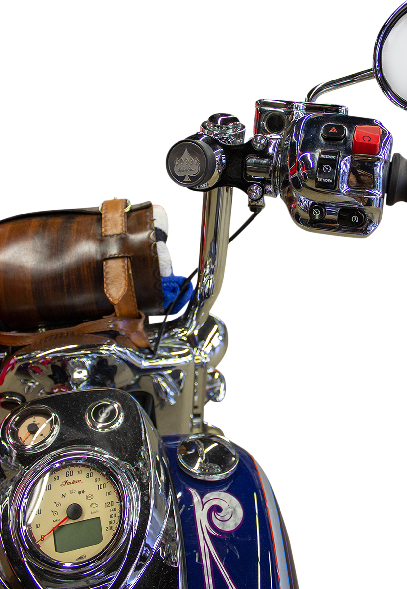 KLOCK WERKS iOmount* for Indian - Ambidextrous Mount - Black - Touring KWD-04-0606-B