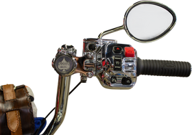 KLOCK WERKS iOmount* for Indian - Ambidextrous Mount - Chrome - Touring KWD-04-0606-C