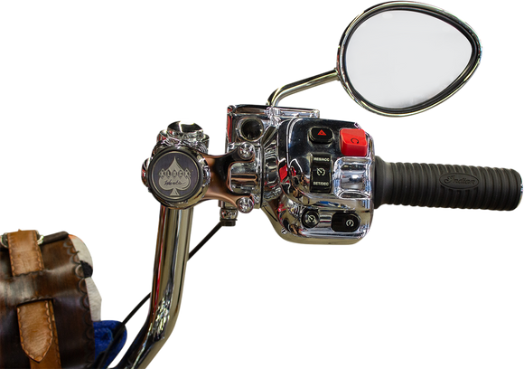 KLOCK WERKS iOmount* for Indian - Ambidextrous Mount - Chrome - Touring KWD-04-0606-C