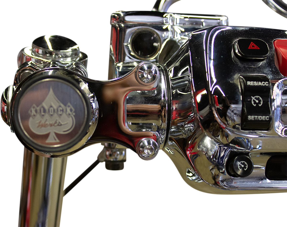 KLOCK WERKS iOmount* for Indian - Ambidextrous Mount - Chrome - Touring KWD-04-0606-C