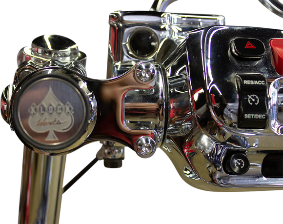 KLOCK WERKS iOmount* for Indian - Ambidextrous Mount - Chrome - Touring KWD-04-0606-C