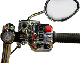 KLOCK WERKS iOmount* for Indian - Ambidextrous Mount - Black - Touring KWD-04-0606-B