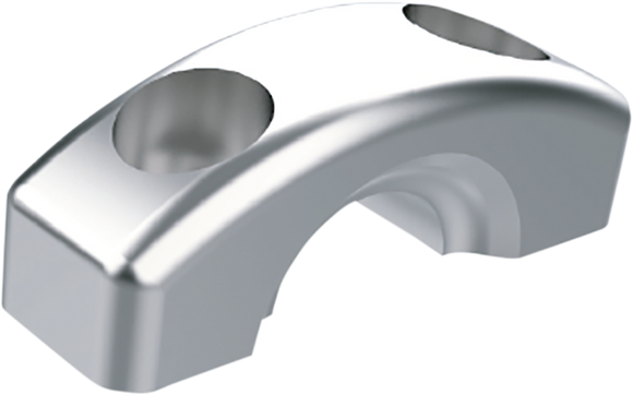 SLYFOX Handlebar Riser Kit - Straight - 1" Clamping - 2-1/2" Rise - Raw TM-SLY15