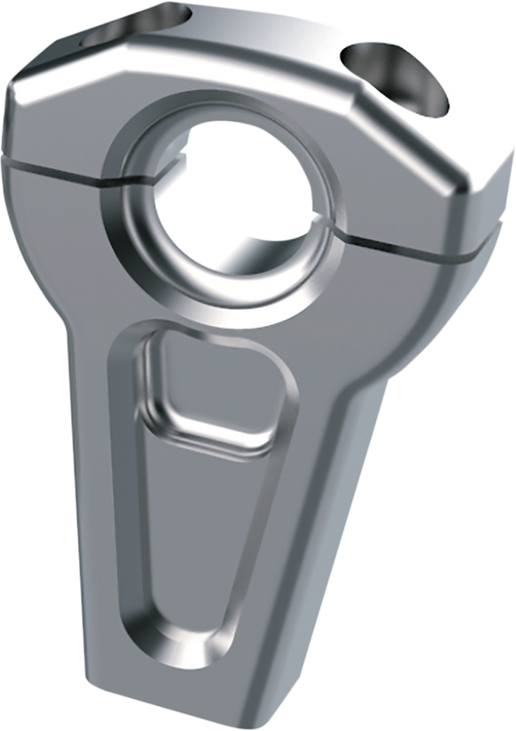 SLYFOX Handlebar Riser Kit - Straight - 1" Clamping - 3-1/2" Rise - Raw TM-SLY17