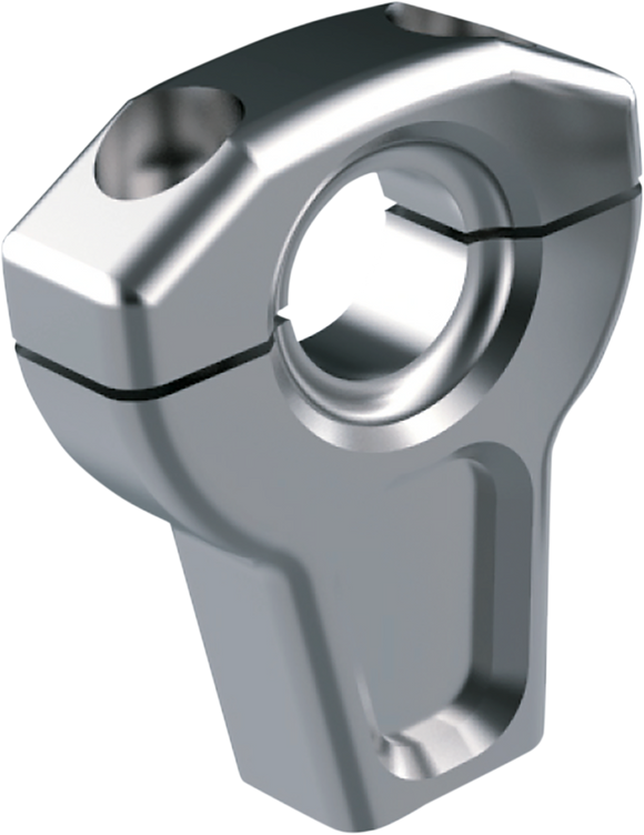 SLYFOX Handlebar Riser Kit - Straight - 1" Clamping - 2-1/2" Rise - Raw TM-SLY15