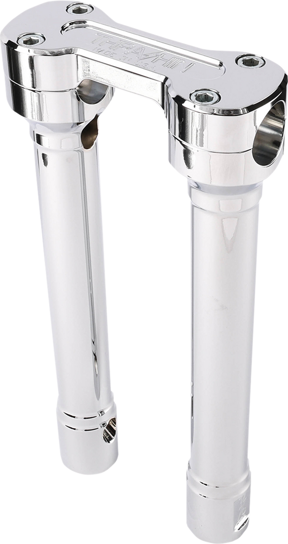 THRASHIN SUPPLY CO. Hole Shot Risers - 10" - Chrome TSC-1010-3